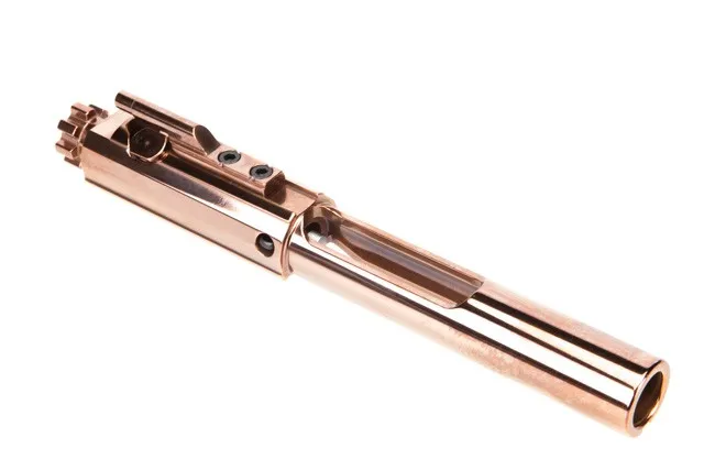 F-1 Firearms 7.62 DuraBolt full auto AR10 bolt carrier groups Rose Gold (TiCrN)