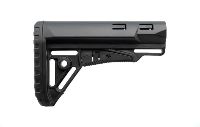 DLG Tactical TBS Sharp Buttstock Commercial Spec Black