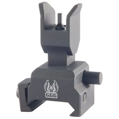 AR-15 Flip-Up Backup Forearm Front Sight - 1.8" Flip-Up Backup Forearm Front Sight Aluminum Black