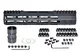 Presma AR-10 LR 308 Super Light M-LOK Series Free Float Handguards with Partial Top Rail 10in DPMS Low Profile Black