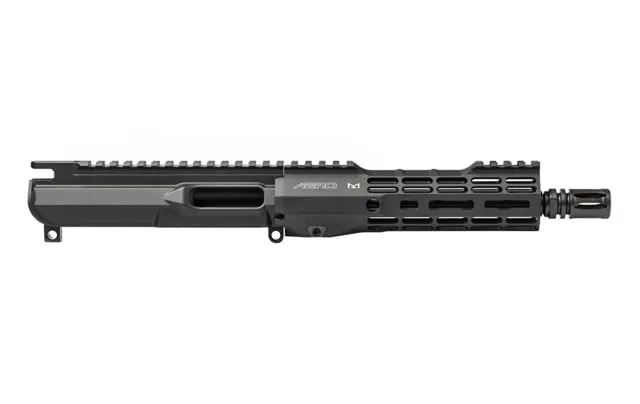 Aero Precision EPC-9 Threaded Complete Upper Receiver 8.3in 9mm w/ ATLAS S-ONE 7.3in Handguard Anodized Black