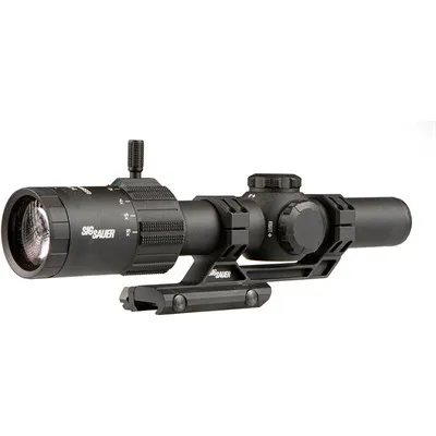 Illuminated Tango MSR 1-6x24mm SFP Ill Hellfire Fl-6 Reticle BLK W/Mount