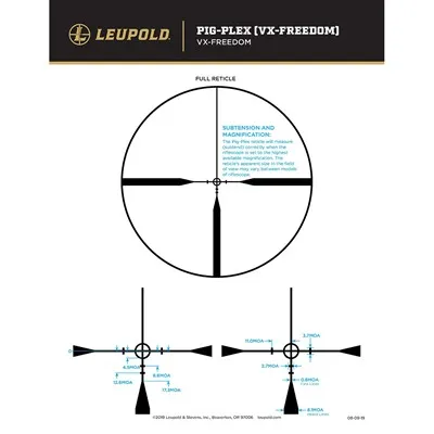VX-Freedom 1.5-4x20mm SFP Pig-Plex Reticle Black