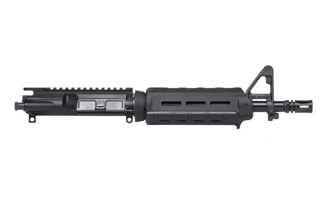 Aero Precision AR-15 Complete Upper Receiver 5.56 Carbine Length 10.5 inch Barrel w/Pinned FSB Magpul MOE Handguard A2 Flash Hider Anodized Black