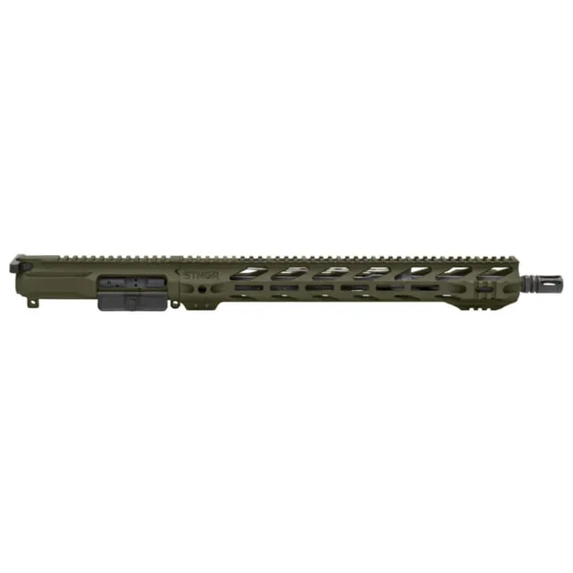 STNGR AR-15 .223 Wylde 16in M-LOK Complete Upper Receiver w/15in RPTR Handguard BCG & CH OD Green Cerakote