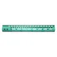 Guntec USA Ultra Lightweight Thin M-LOK System Free Floating Handguard With Monolithic Top Rail Anodized Irish Green 15in