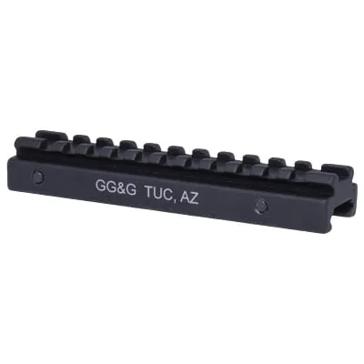 GG&G Scope Mount For Picatinny Rail Fits AR-15 & M16, Black