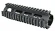 Tacfire AR15 Quad Rail 7in 2-Piece Drop-InLight Weight Black