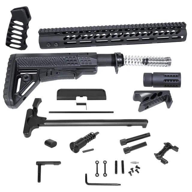 Guntec USA AR .308 Ultimate Rifle Kit Anodized Black