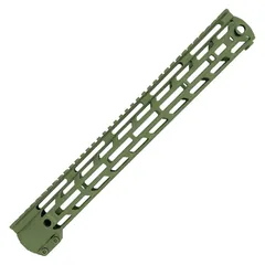 XTS AR-15 M-LOK Rail 15 in OD Green