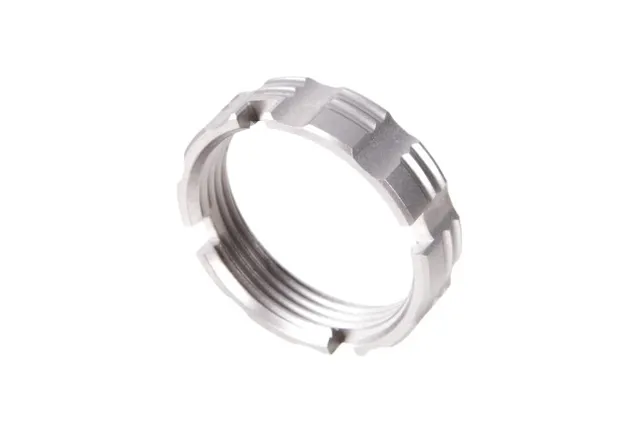 Ascend Armory Castle Nut – Stainless Steel Bead Blast