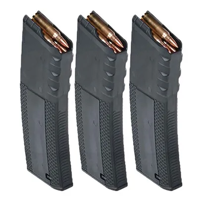 AR-15 Battlemag 30-Round Polymer Black 3-Pack