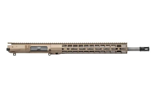 Aero Precision M5 Complete Upper Receiver 18in .308 SS Rifle Barrel w/ATLAS R-ONE 15in M-LOK Handguard Anodized Flat Dark Earth