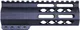 Guntec USA AR-15 6in Air-Lok Series M-LOK Compression Free Floating Handguard w/ Monolithic Top Rail Anodized Black
