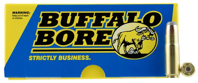 Buffalo Bore 458 SOCOM 400 grain Jacketed Flat Nose Rifle Ammo, 20/Box