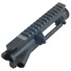 AR-15 Stripped Upper Receiver Black W/Flag Etching