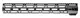 JL Billet Straight Cut AR-10 M-LOK Handguard 15 inch Black