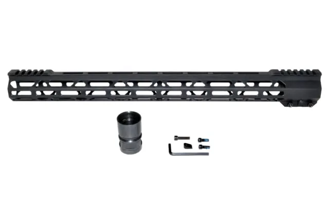 Presma Super Light Slim Free Float No Timing M-LOK Handguards 19.5in AR-15 223/5.56. Black