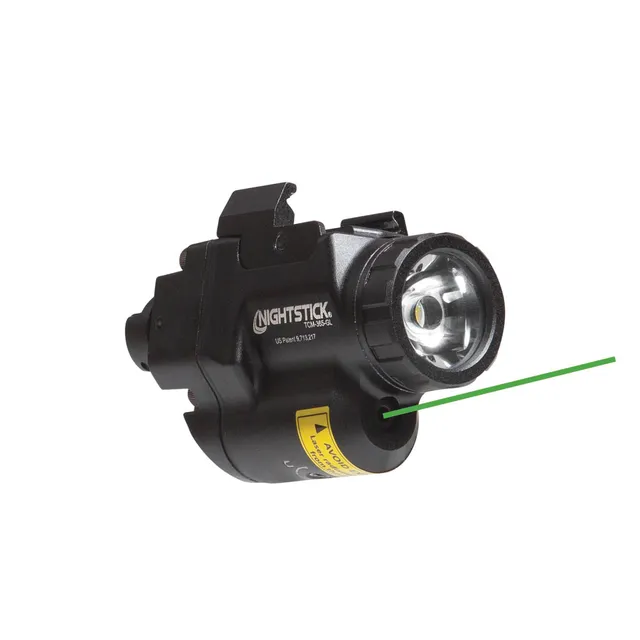 Nightstick Tactical Weapon-Mounted Light with Green Laser