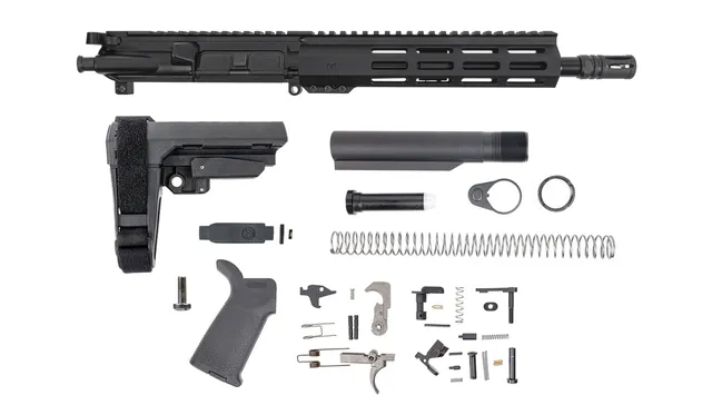 PSA 10.5" Pistol-Length 300AAC Blackout Nitride 9" Hex M-LOK MOE EPT SBA3 Pistol Kit