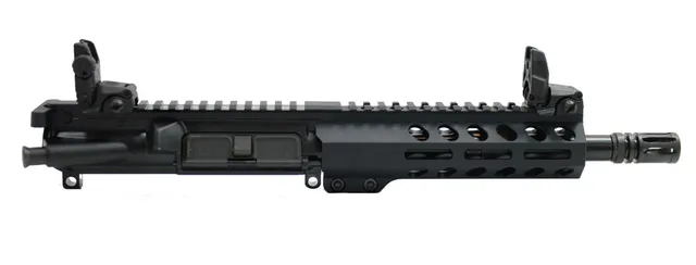 PSA 8.5" Pistol Length 5.56 NATO 1:7 Nitride 7" M-LOK Railed Upper With BCG, CH, & MBUS Sight Set