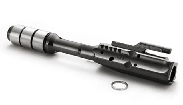 JP Enterprises Complete Bolt Carrier Assembly With Jpbc-7 Large Frame Variable Mass Carrier Jpeb-308 Jp Enhanced Bolt Jp Enhanced Cam Pin Black