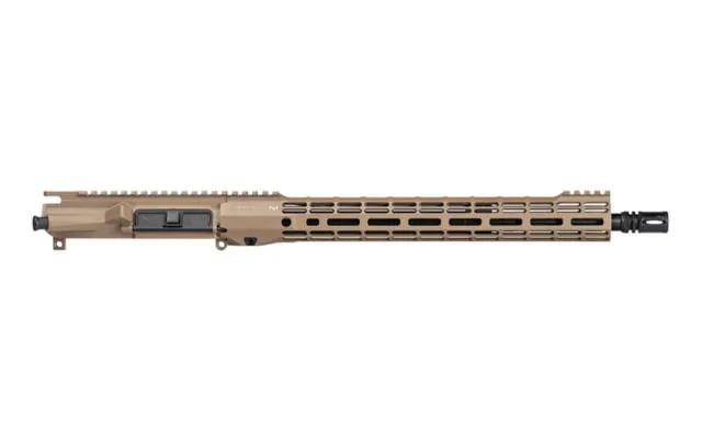 Aero Precision M4E1-T SM15 Complete Upper 5.56 x 45 16inch HBAR Mid Length 1-7 Twist 1/2 x 28 Thread Cerakote FDE