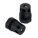 Recessed Micro Plan-B Muzzle Brake, 1/2x28, 5.56, Black Nitride