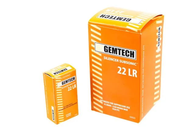 Gemtech SUBSONIC .22LR AMMUNITION (500 rds)