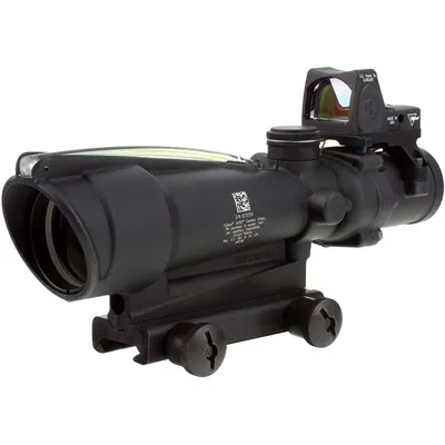 Ta11 Dual Illum Reticle ACOG BAC 3.5x35mm Fixed 223 BDC Grn Chevron W/Ta51 &Rm06 RMR