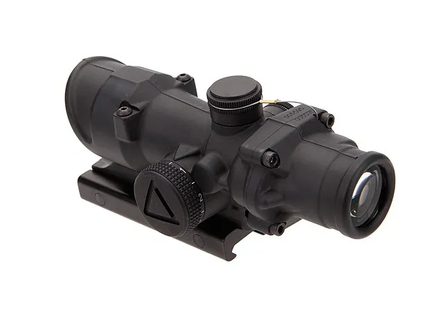 Trijicon ACOG TA02 4x32 LED Scope, Battery Illuminated Red Crosshair .223 Ballistic Reticle w/ TA51 Mount