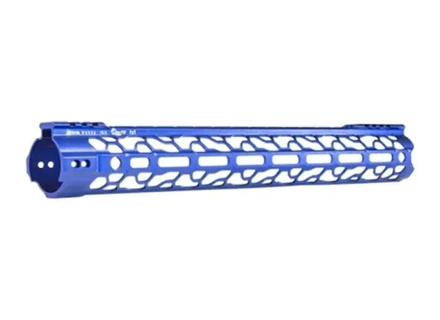 ODIN Works AR-15 15.5in O2 Lite Free Float Forend M-LOK Blue