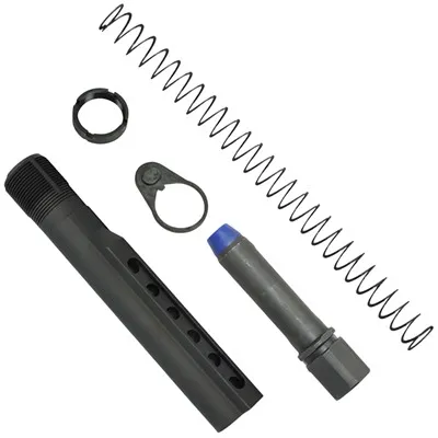 K-Spec AR-15 PCC Carbine Buffer Tube Kit W/9.5 Oz Buffer BLK