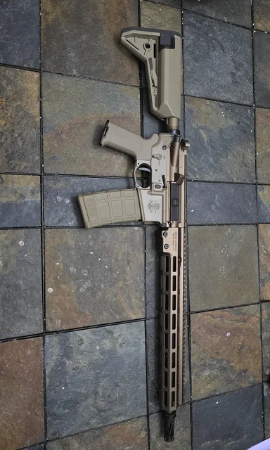 Geissele Super Duty 16-inch on a PSA Sabre Ambi Lower