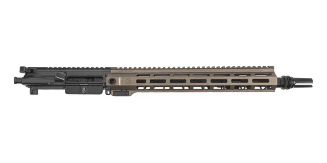 PSA "Sabre" Forged 13.7" FN CHF CL 5.56 with 13" Sabre QD Rail Smoke Bronze and SilencerCo ASR - Long Pin and weld - **CERAKOTE Smoke Upper***