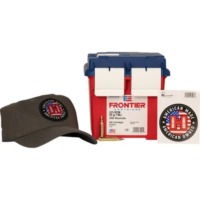 Anniversary Frontier 223 Remington 55gr FMJ 250/Ammo Can