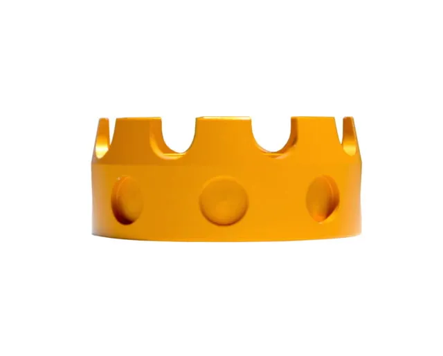 Presma Aluminum Castle Nut for .223/5.56/.308 Buffer Tube Receiver End Plates Golden
