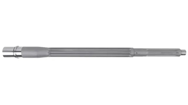 Rainier Arms Match Series 6MM Creedmoor AR-10 Threaded Barrel 18 inch Rifle Length 1-8 Twist 5/8 X 24 Fluted Silver Medium