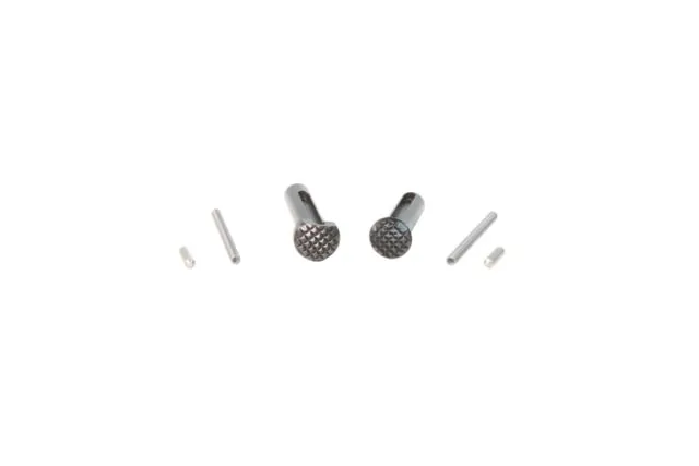 Geissele Ultra Duty Checkered Takedown Pin Set Black