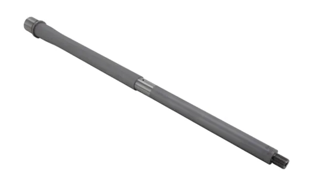Shaw AR-15 300 HAM'R Threaded Barrel No Flute 18in HBAR Profile 1-12 Twist 5/8-24 Thread Matte Stainless