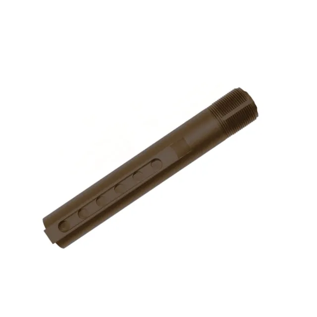 Tiger Rock AR-15 6-Position Mil-Spec Stock Buffer Tube Cerakote Burnt Bronze Medium