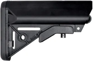 Presma Mil-Spec Adjustable Buttstock w/Slim Rubber Shoulder Recoil Pad Black