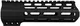 ABC RIFLE COMPANY Custom Ultra Slim AR-15 M-LOK Handguard 7in Cerakote Black