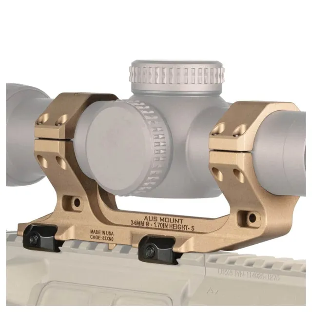 Reptilia LLC AUS 1-Piece Scope Mount 34mm Tube 1.70"