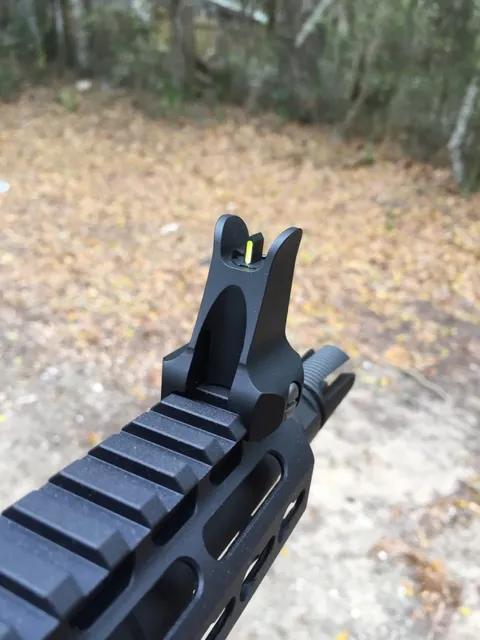 Blitzkrieg Components AR-15 Spike Front Sight Post (Luminescent Green Stripe)