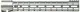 Aero Precision M5 ATLAS S-ONE M-LOK Handguard - Uncoated 15in Raw - Aluminum