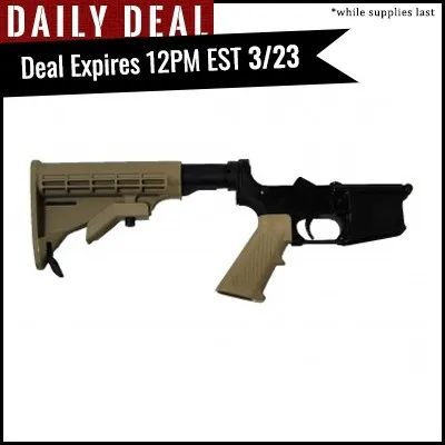 PSA AR15 Freedom Classic Lower, Flat Dark Earth - 7779346