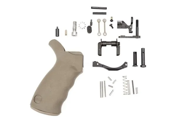 Spikes Tactical Enhanced Lower Parts Kit No Fire Control Group/Trigger Flat Dark Earth