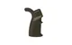 DLG Tactical AR15 Rubberized Grip w/ Beavertail Fingerprin Green