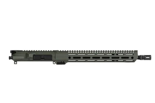 Mitchell Defense DOC 14.5in 5.56 NATO Upper Receiver Carbon Fiber Wrapped Barrel Jungle Green Finish M-LOK Free-Float Handguard